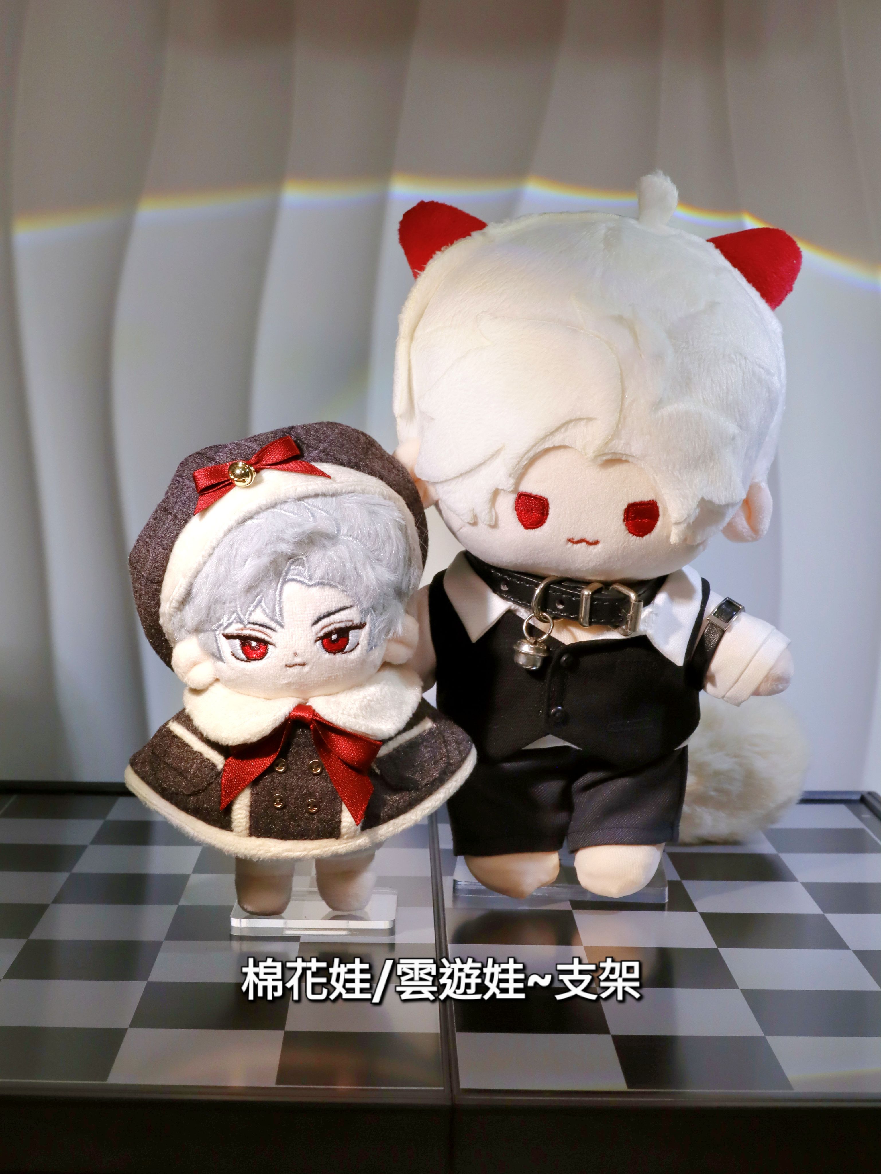 【棉花娃物】雲遊娃~透明隱形支架