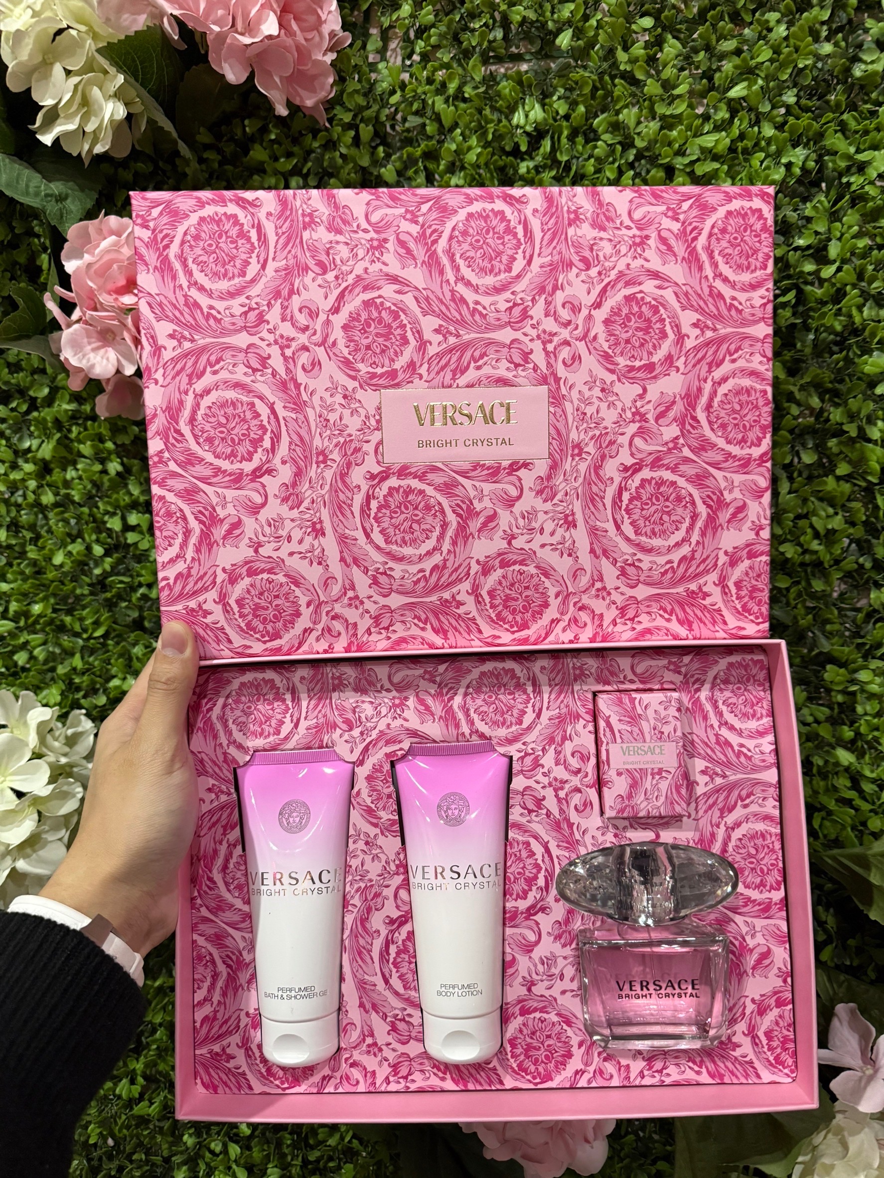 ［9914香水］Versace 香戀水晶女性淡香水限量禮盒