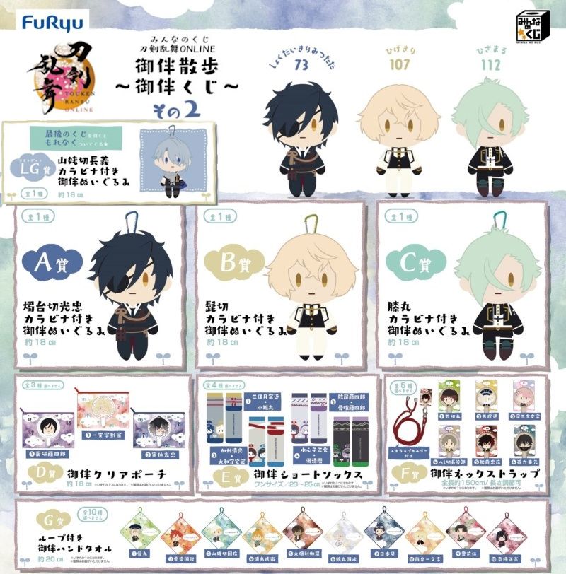 刀剣乱舞 御伴散歩くじ_2