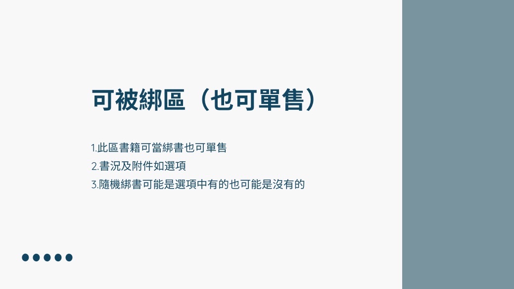 可被綁區（也可單售）