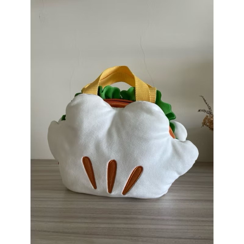 ［二手］刈包造型提袋，日本東京迪士尼樂園 米奇 刈包 療癒系材質 手提袋