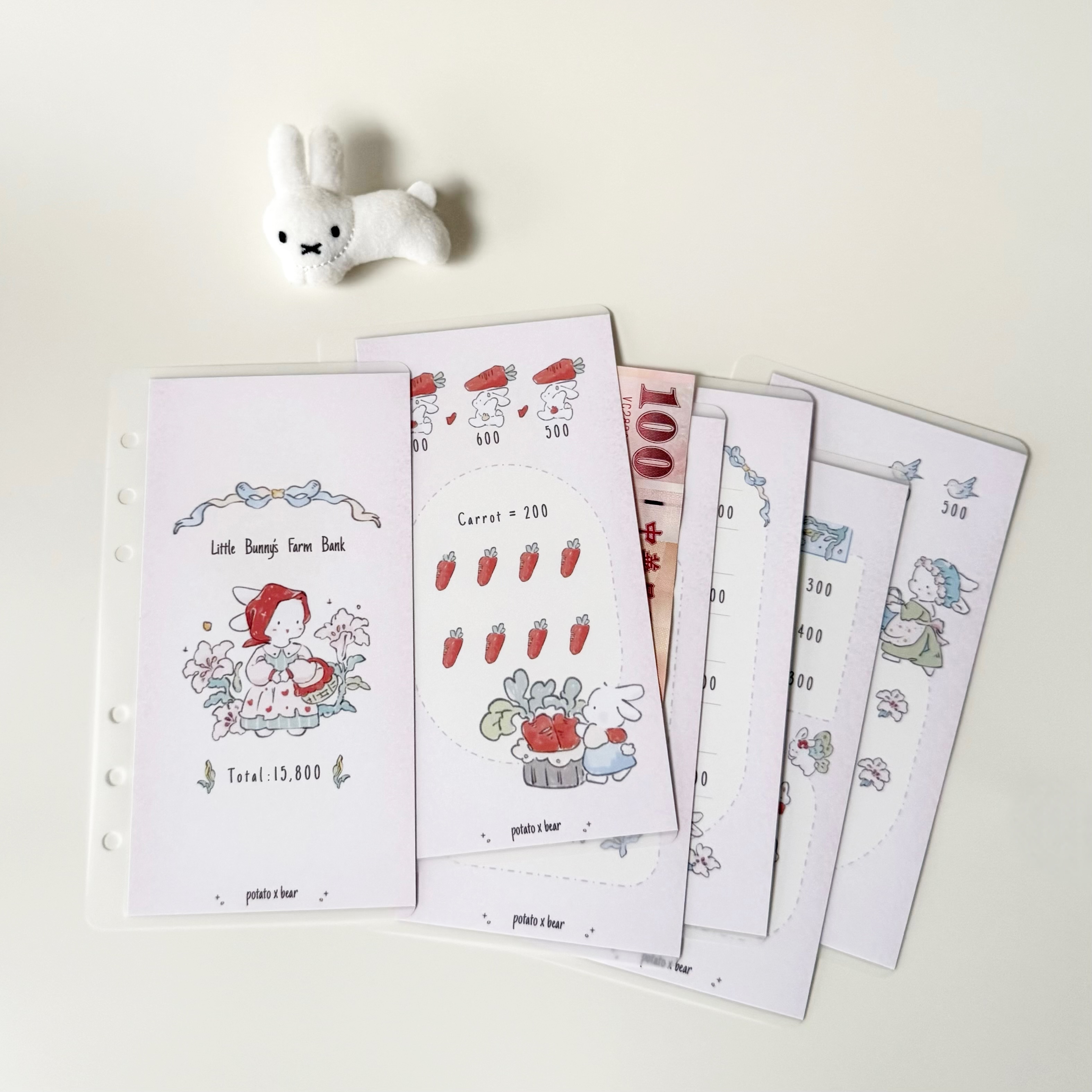 「現貨7天內出貨」限定聯名- Little Bunny’s Farm Bank 存錢挑戰