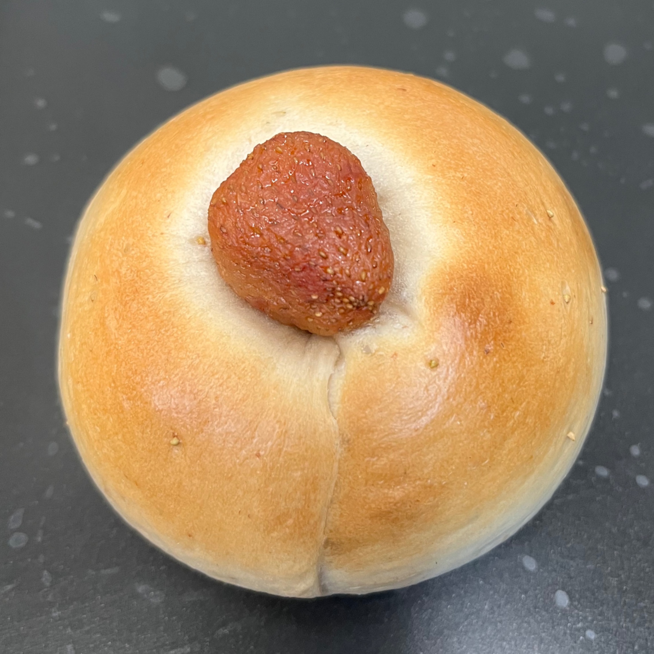 草莓乳酪小貝果