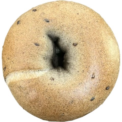 黑芝麻乳酪貝果