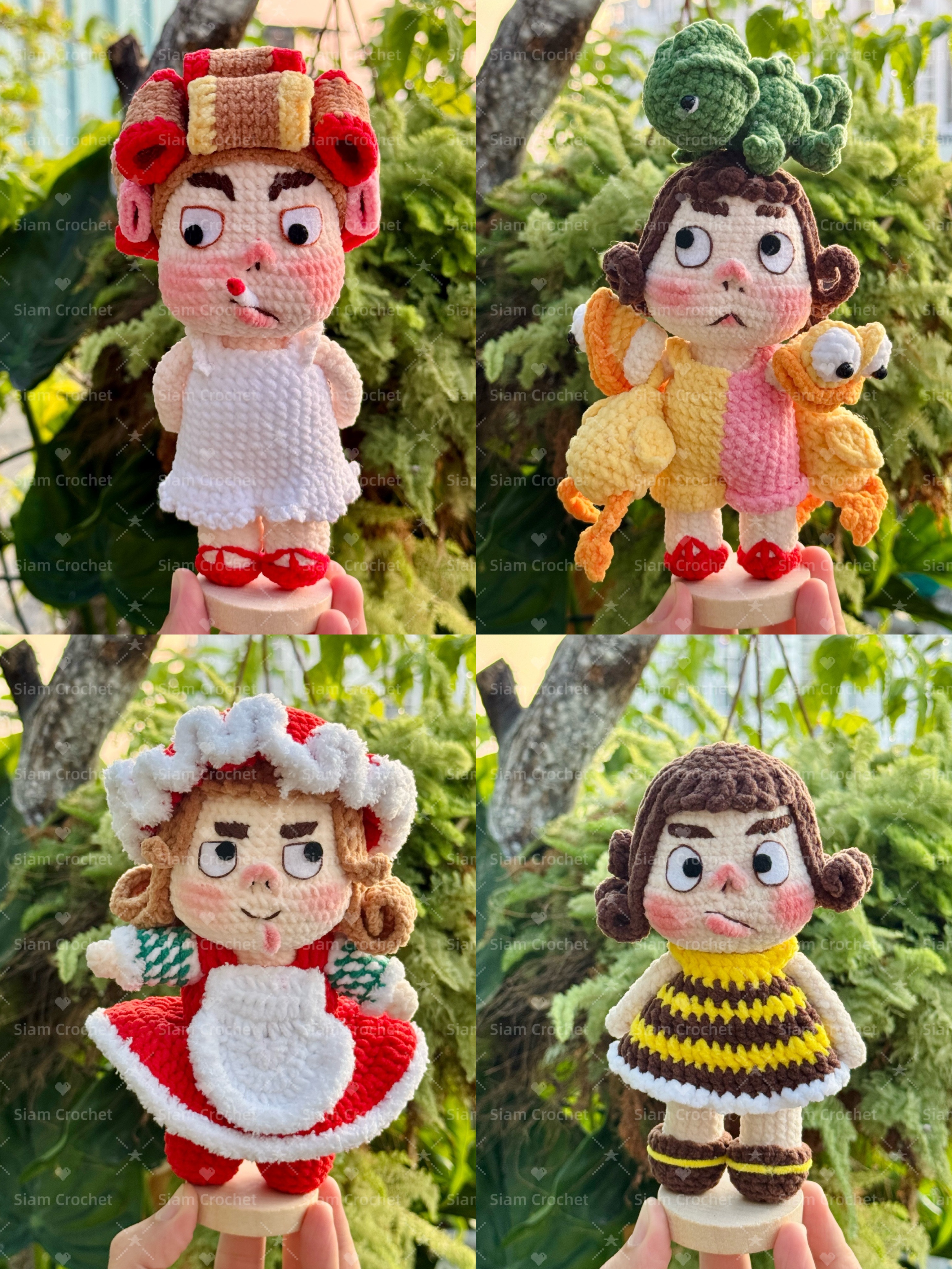 「現貨」泰國鉤針醜娃 moody girl