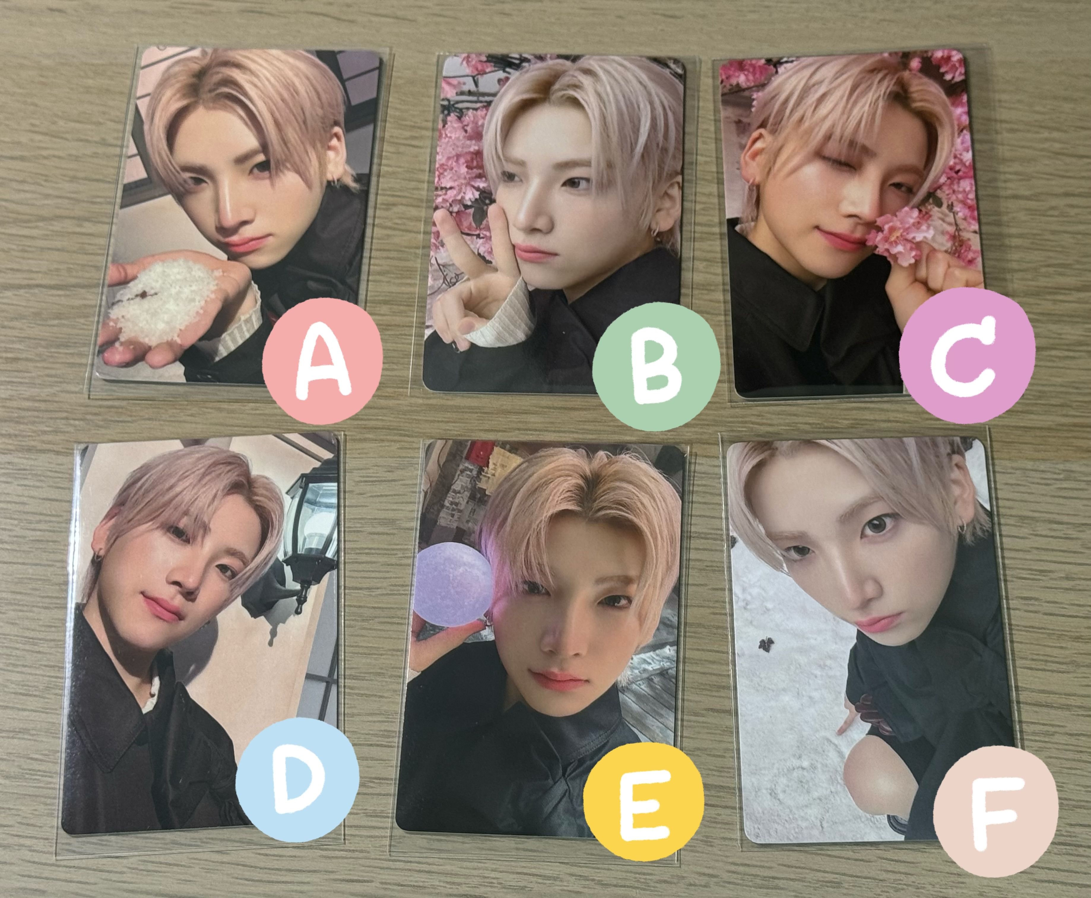 雪明小卡 （YUMA， JO， HARUA， TAKI， MAKI）