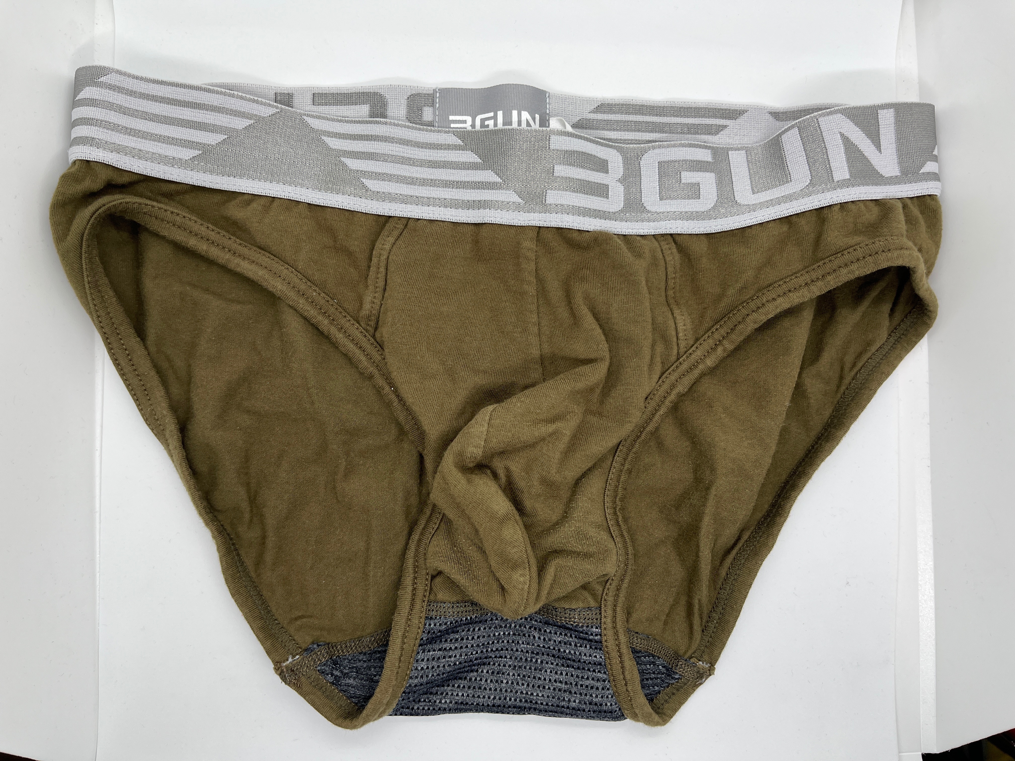「二手」3GUN 綠色三角內褲