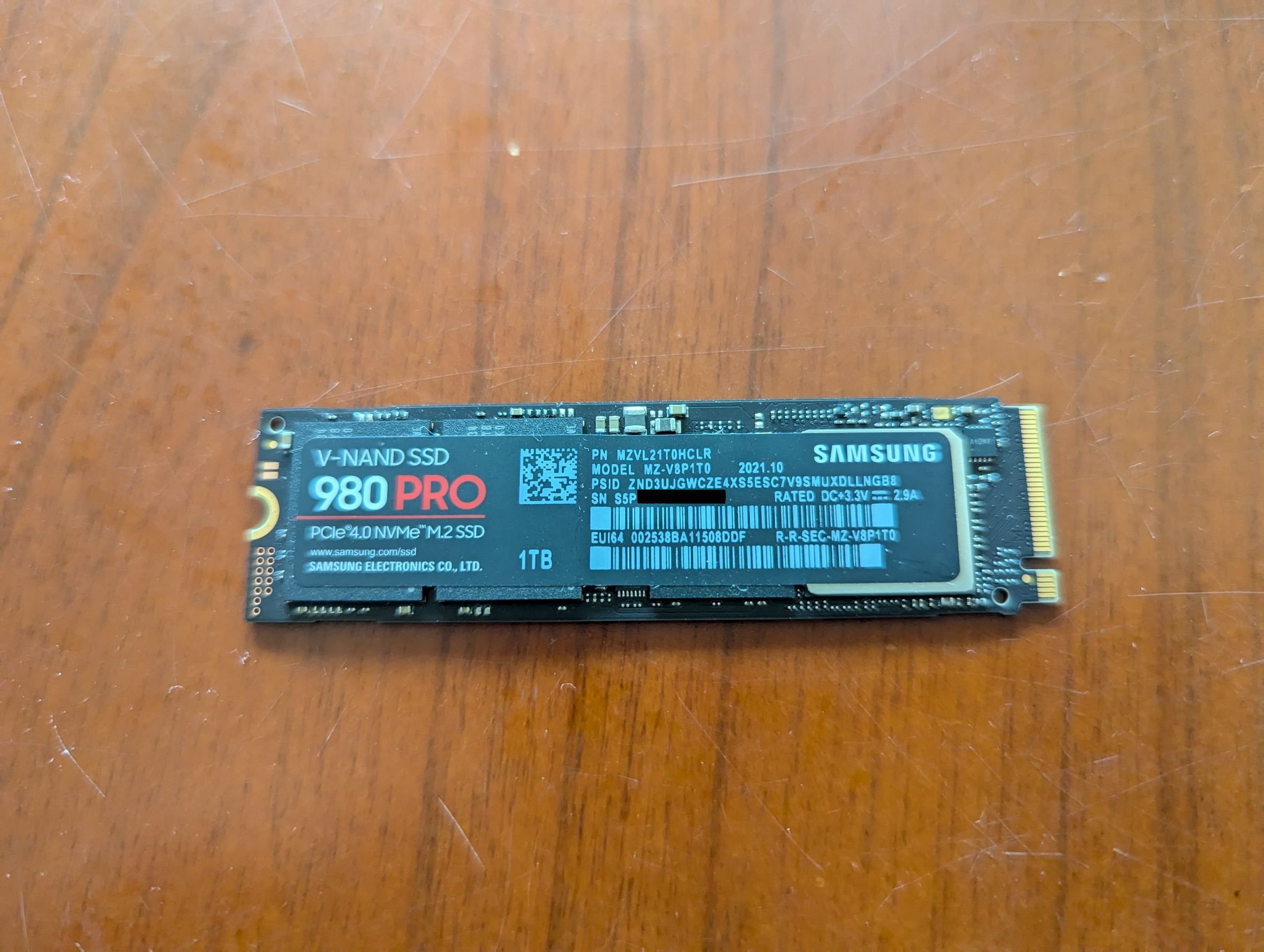 980 PRO 1TB（無保固）