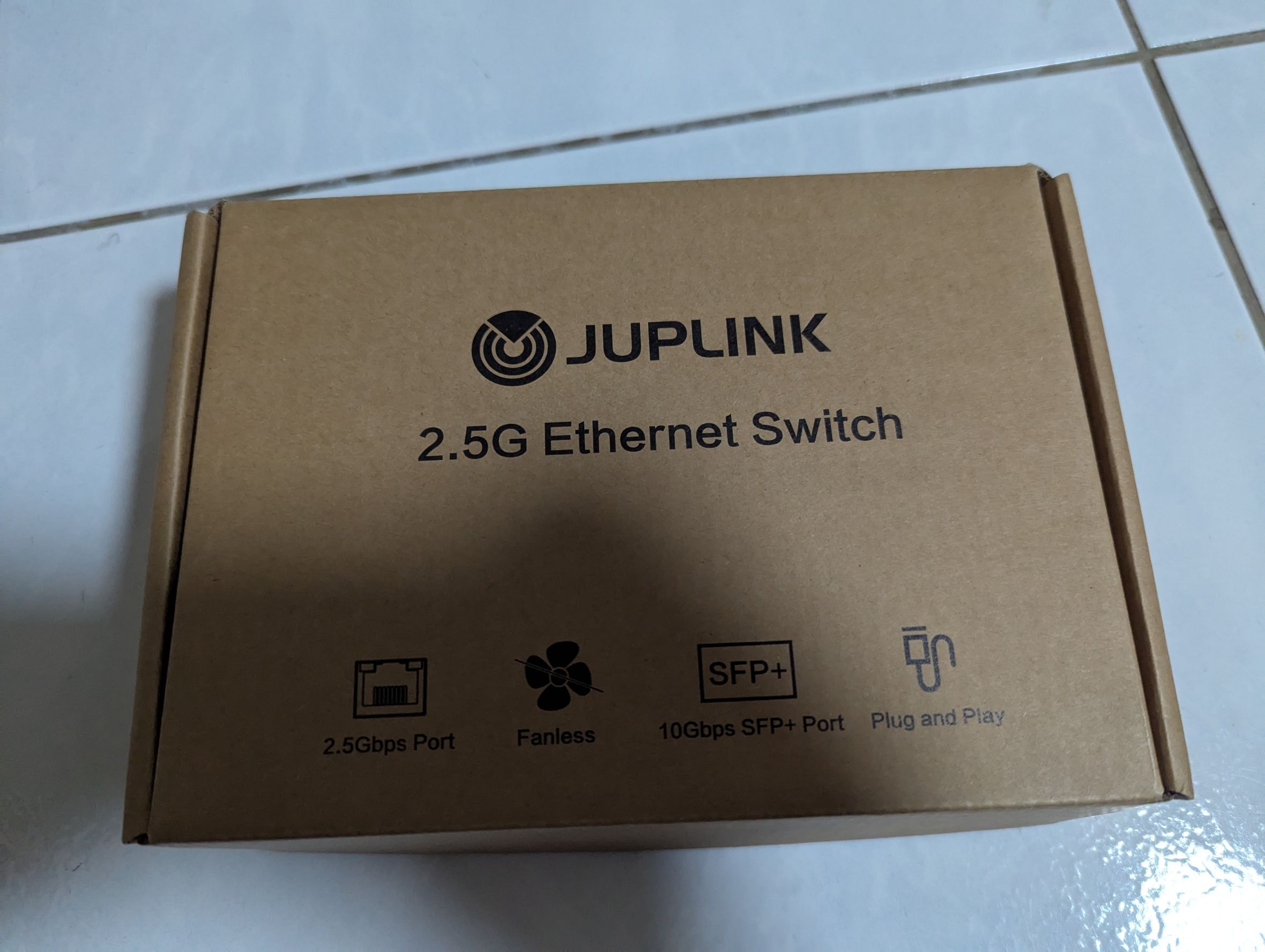 juplink 全 2.5g 交換器/交換機/switch 8口 含光纖口 全新未使用