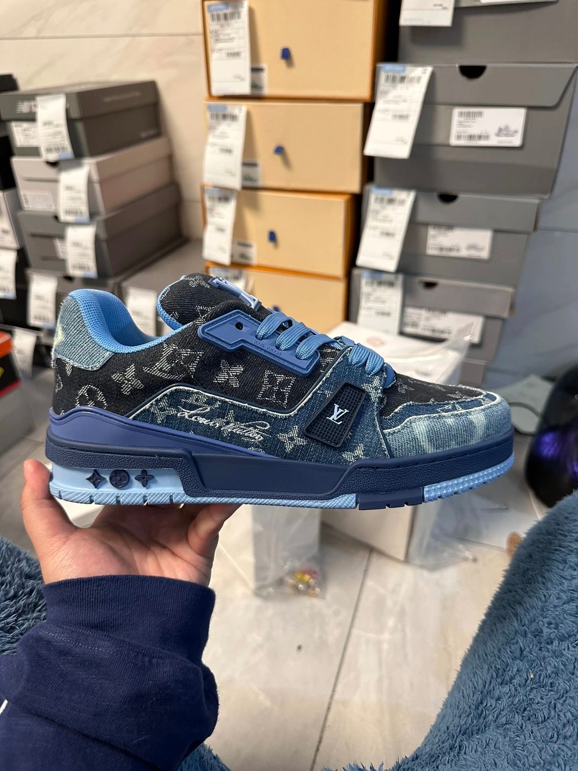 【預售】1V Trainer 牛仔藍