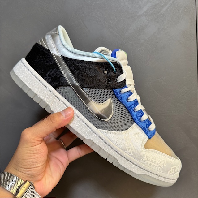 頂級Dunk CLOT拼接材質
