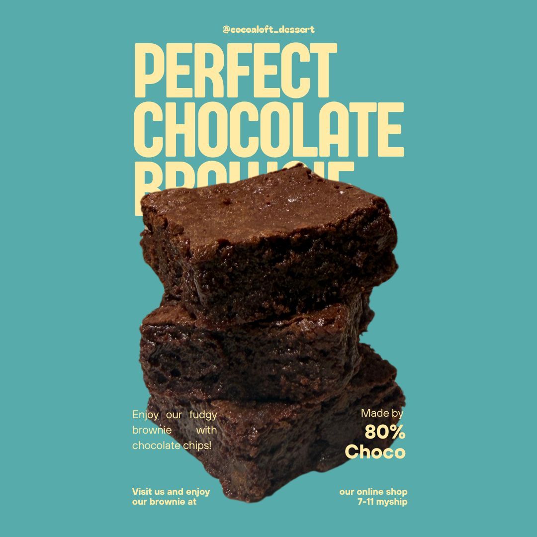 │CocoaLoft│ 80%巧克力布朗尼 Brownie