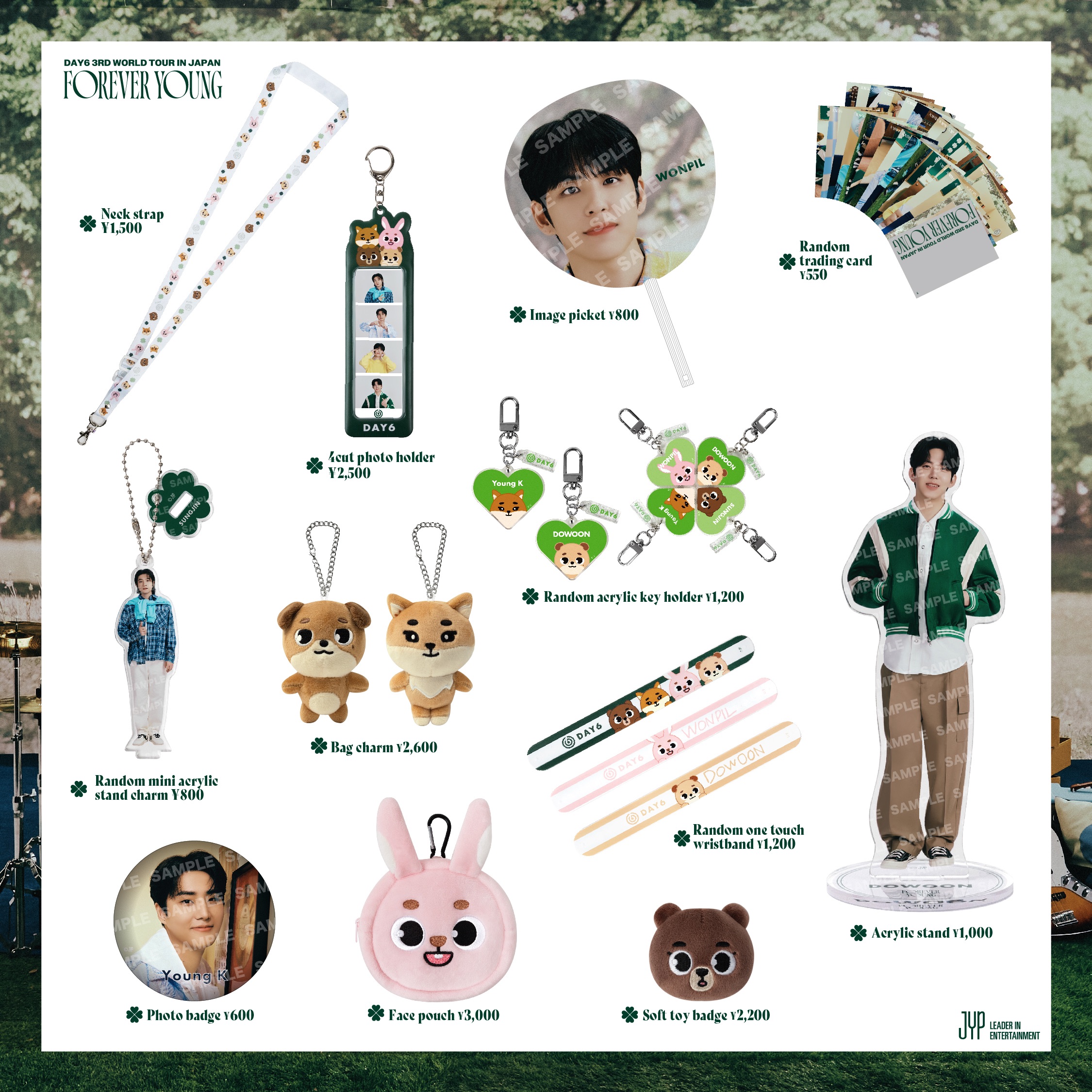 DAY6 日本 官方 FOREVER YOUNG in JAPAN 周邊