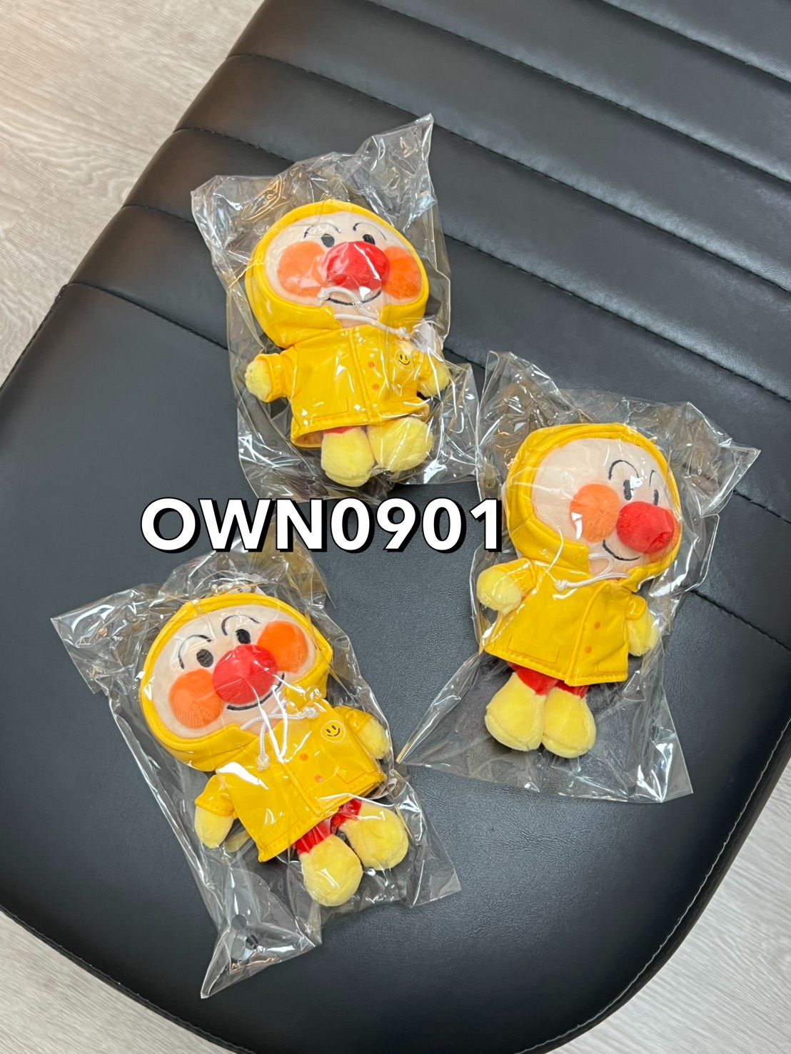 【OWN】麵包超人 雨衣 吊飾 玩偶 配件 娃娃 黃色 韓國限定 限量 Anpanman