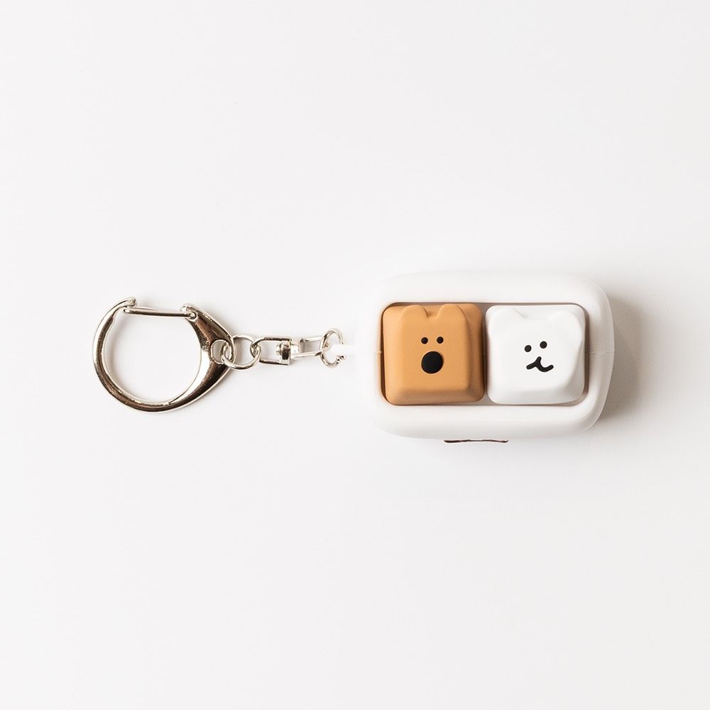 【OWN】Dinotaeng Keyring 鍵盤 紓壓 吊飾 按鍵 聲音 新品 辦公室 紓壓小物 QuokkaBobo