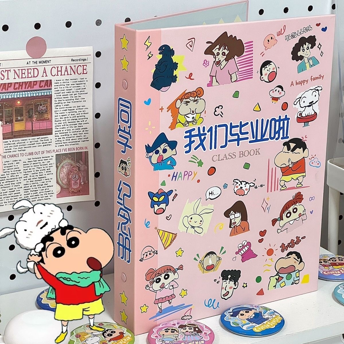 【現貨】蠟筆小新紀念冊