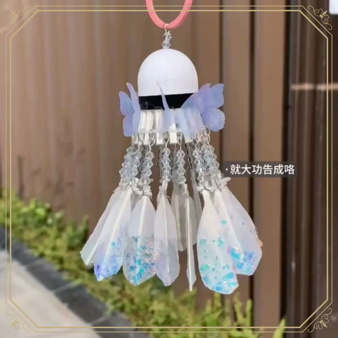 【預售】碎冰羽毛球掛件