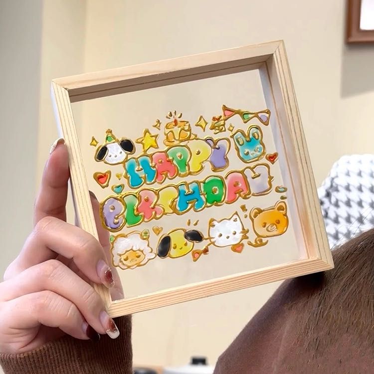 【預售】玻璃油彩畫DIY框畫套組🖼️