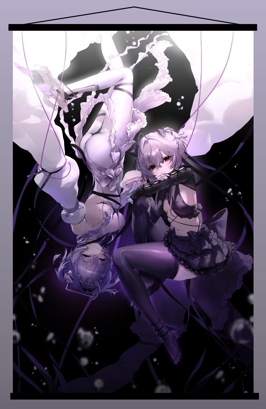 【子魚】《莉貝雷利奧》黑白水母 掛軸 （ 勝利女神 妮姬 勝利の女神：NIKKE ） FF47新品（預購）