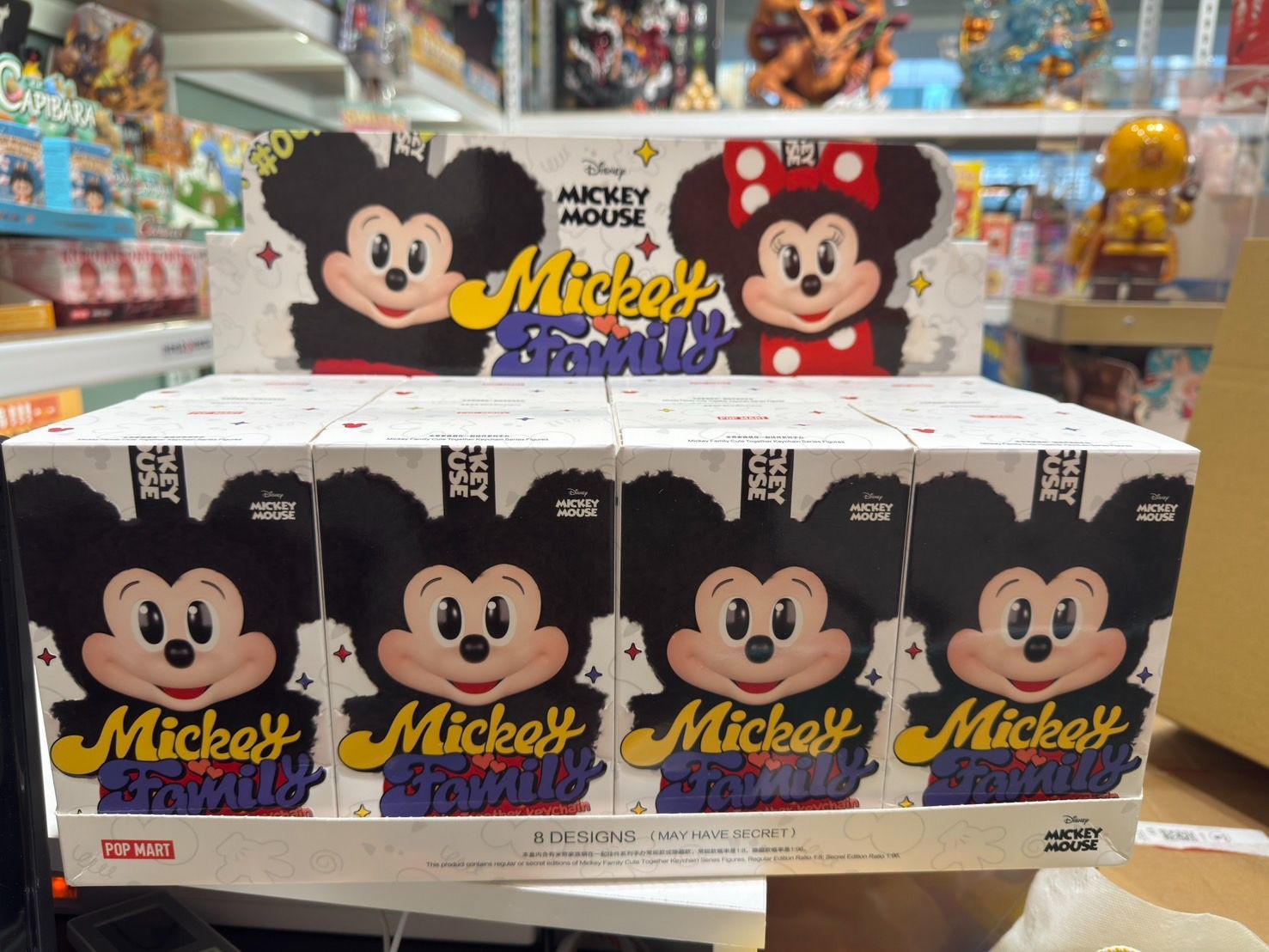 泡泡瑪特米奇家族絨毛掛件