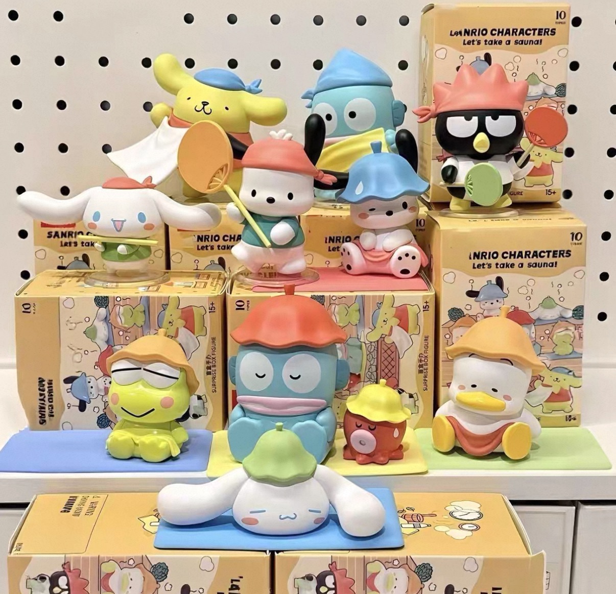 三麗鷗一起蒸桑拿系列盲盒