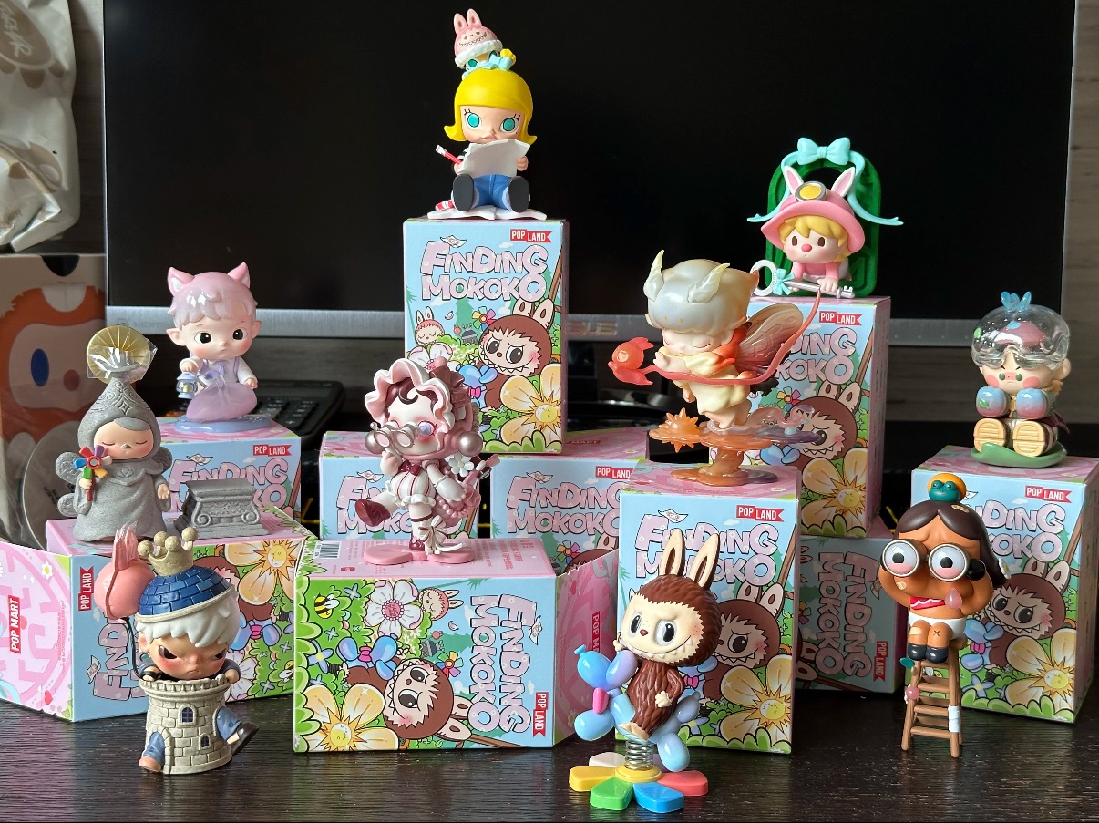 泡泡瑪特樂園限定尋找mokoko系列