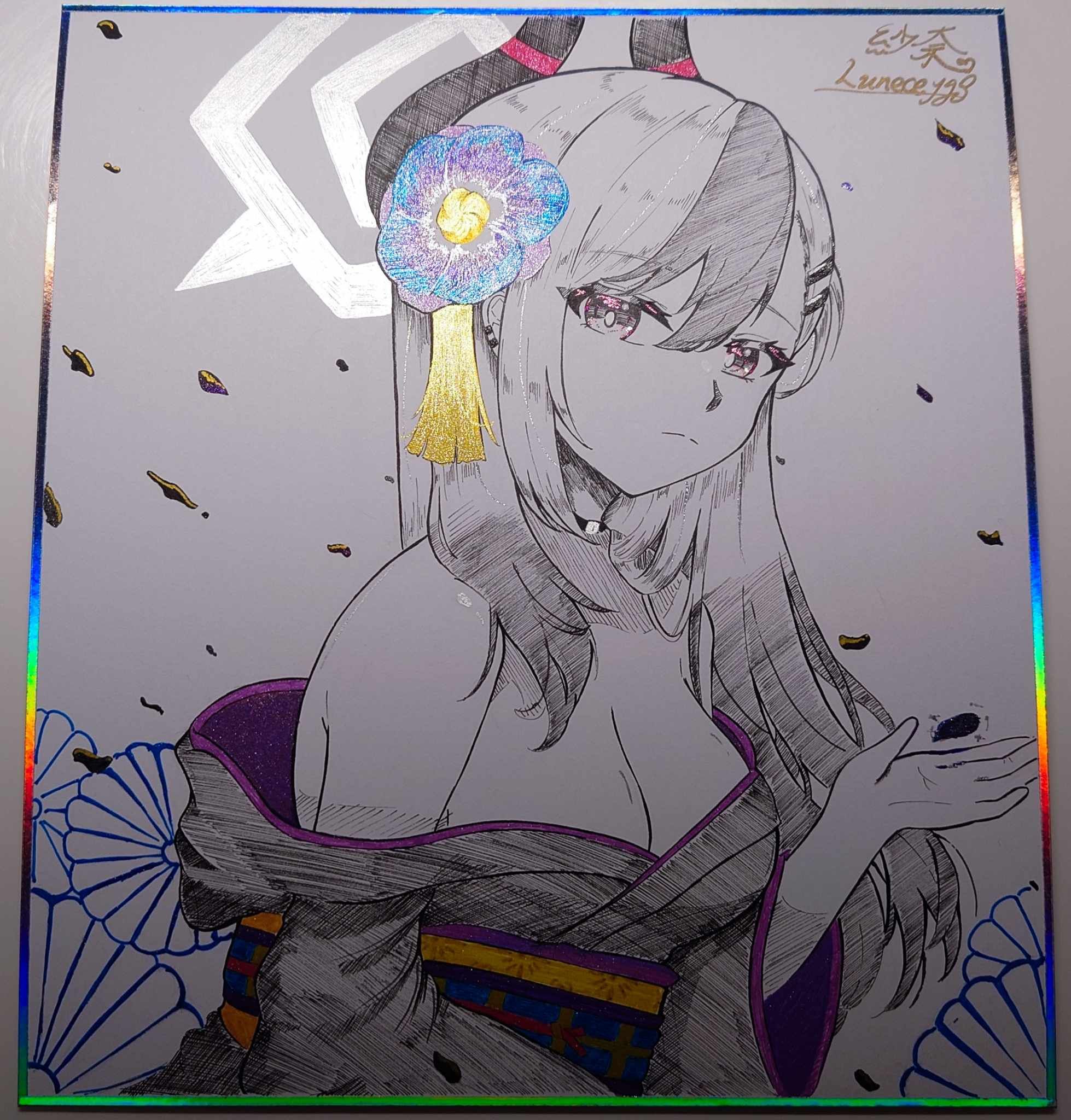 蔚藍檔案 佳世子 和服板