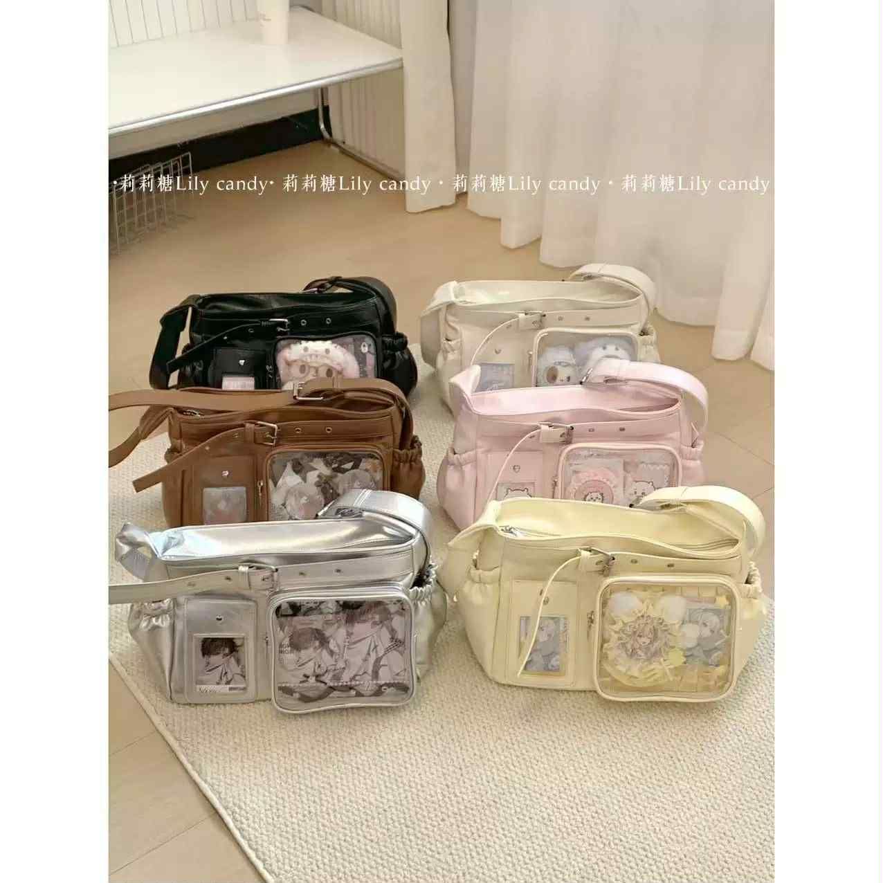 【L31】莉莉糖 新款慵懶風痛包休閒大容量百搭通勤原創設計單肩斜挎包包