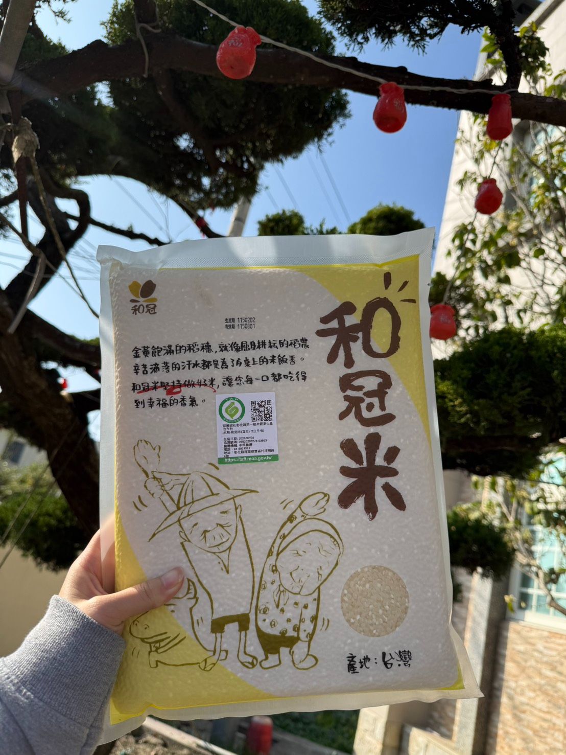 【履歷米】和冠米【2kg／3kg】台南11號