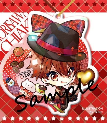 ◆あんスタ／合奏明星／偶像夢幻祭◆ 【千秋 】雷射碎鑽壓克力吊飾 情人節Ver.