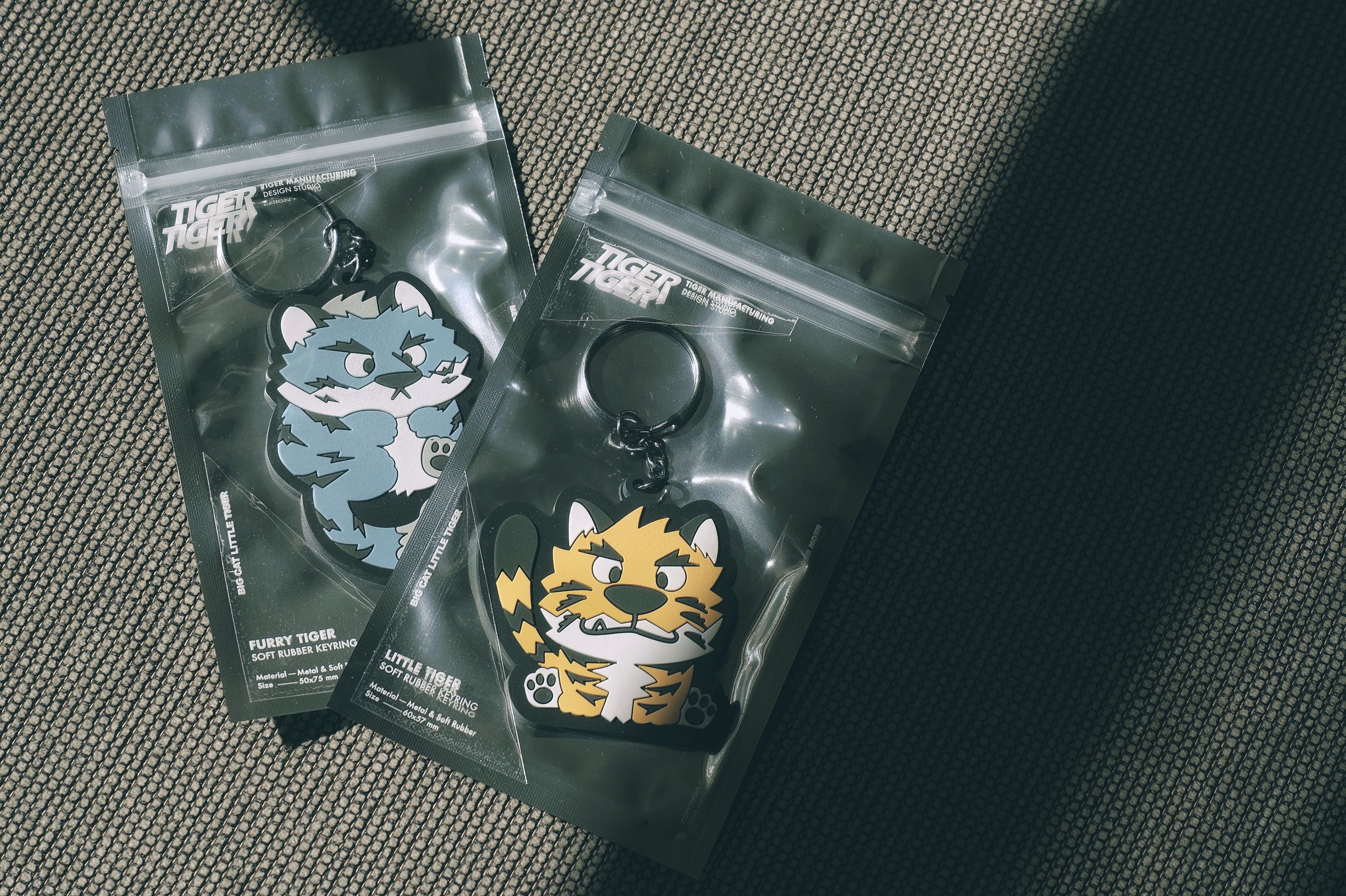【TIGER TIGER】軟膠復刻老虎鑰匙圈