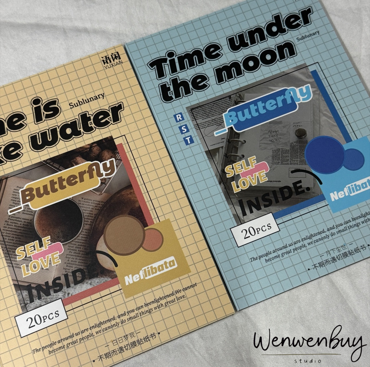 不期而遇英文貼紙本（20頁）