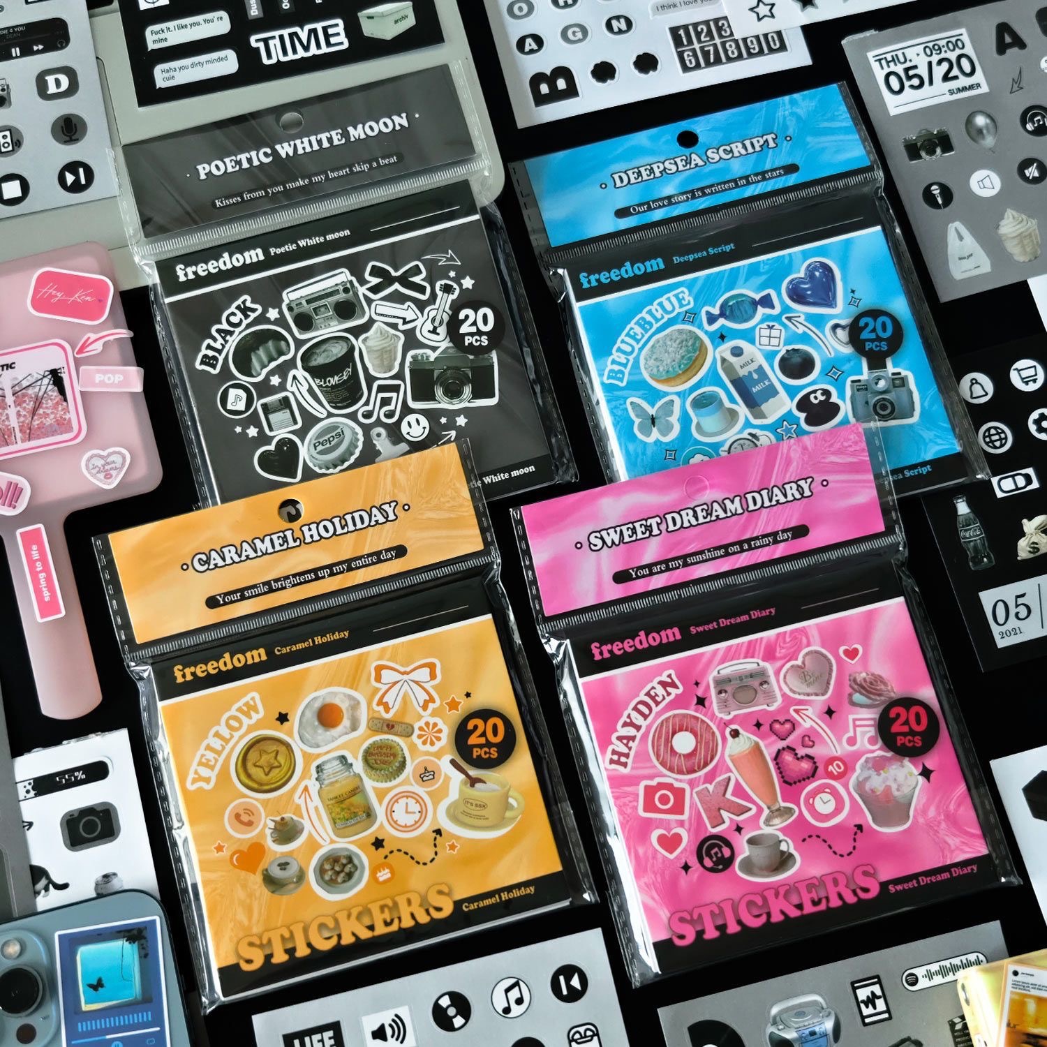 日常語錄貼紙本（20頁）