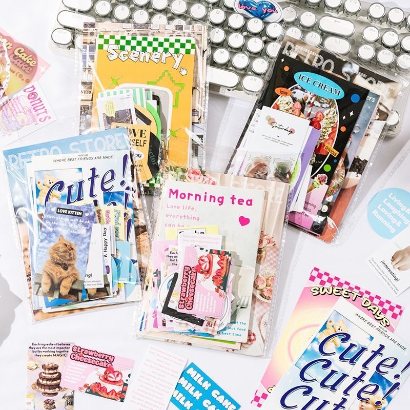 快樂商店貼紙明信片組合包