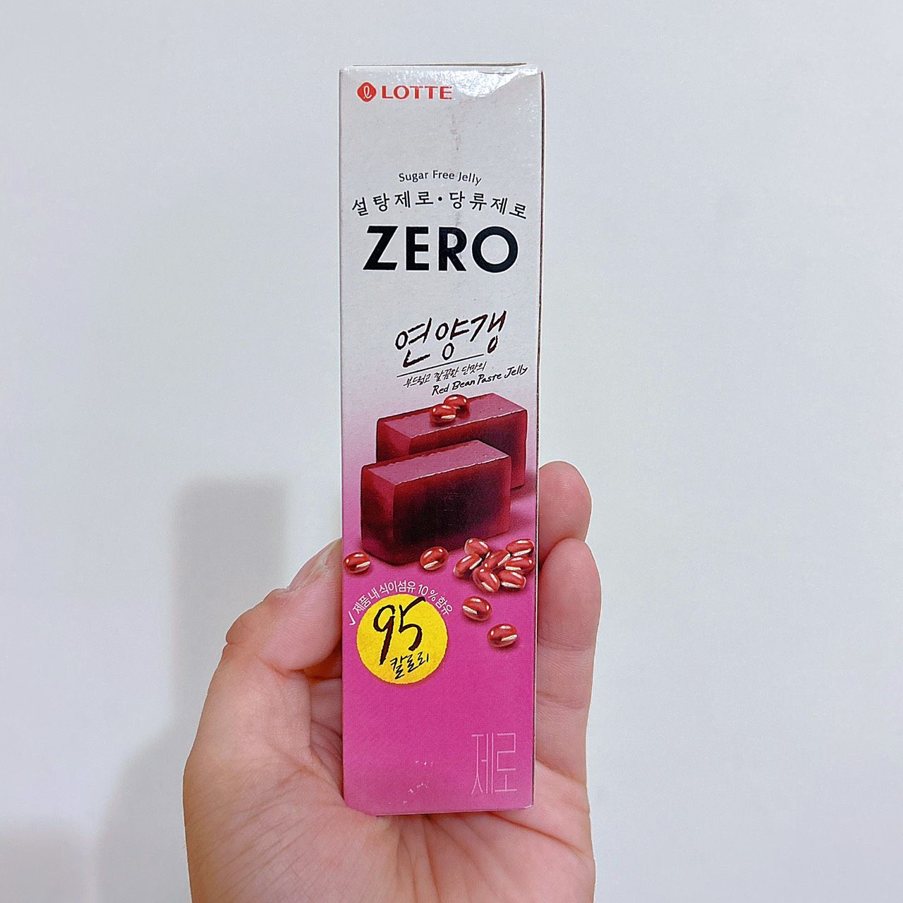 韓國  LOTTE 樂天 ZERO系列 零砂糖 低熱量 紅豆羊羹 50g