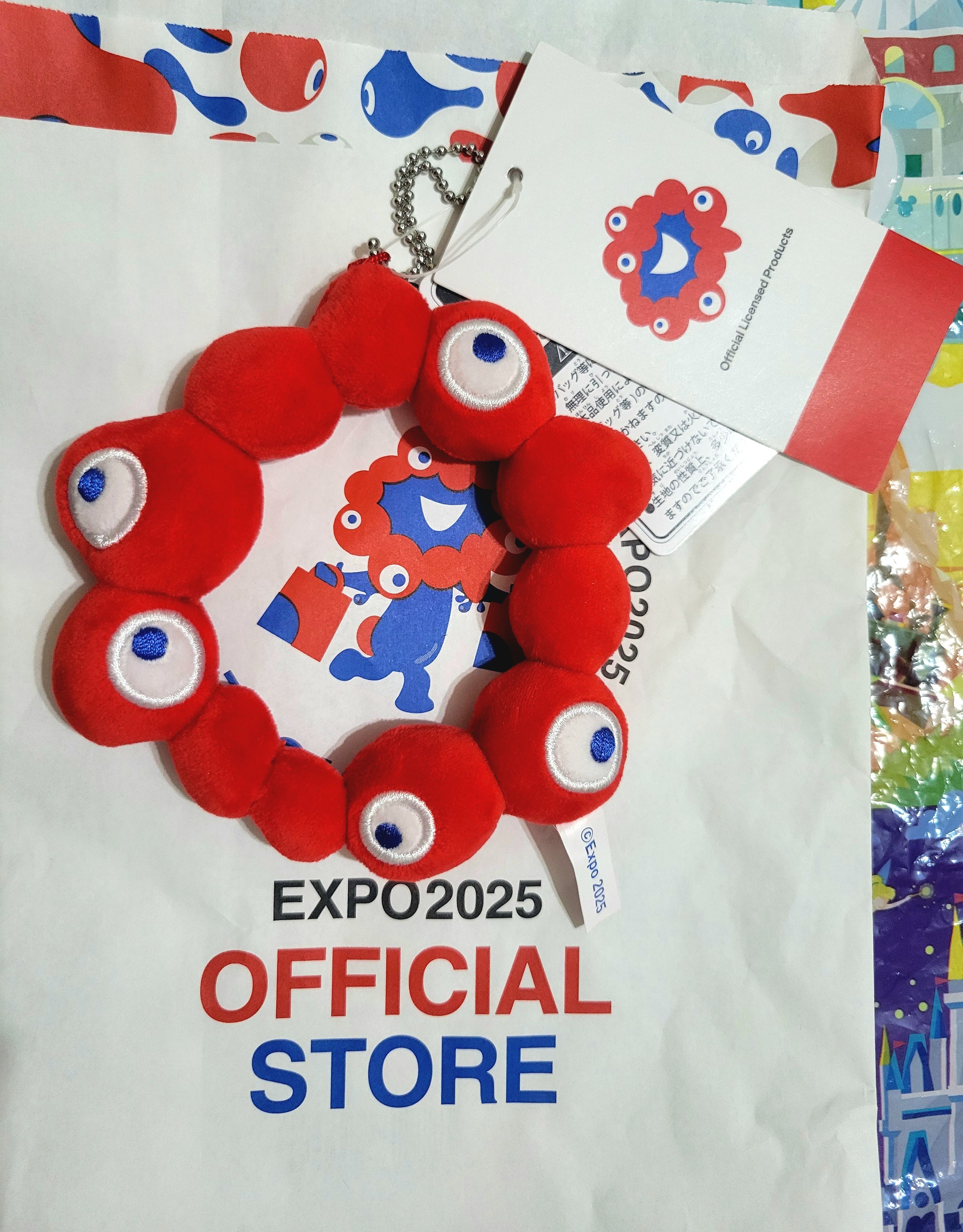 大阪萬博 脈脈圈吊飾／黑色脈脈 EXPO2025