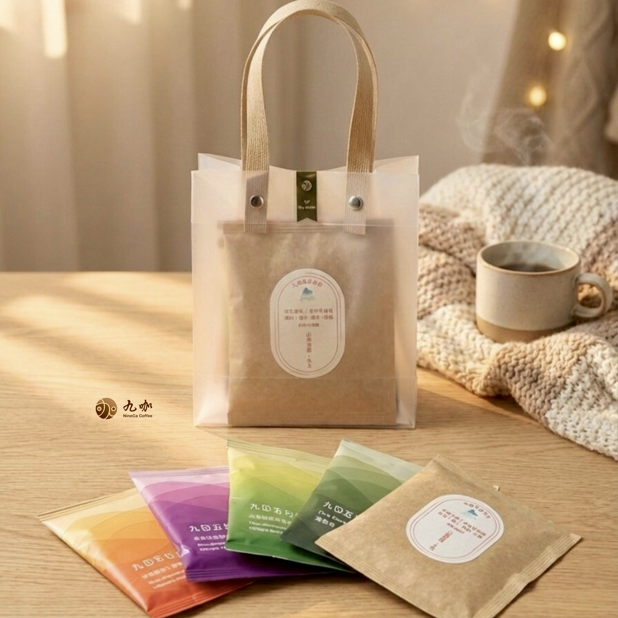九咖｜開運綜合小禮包（咖啡5入）*附提袋