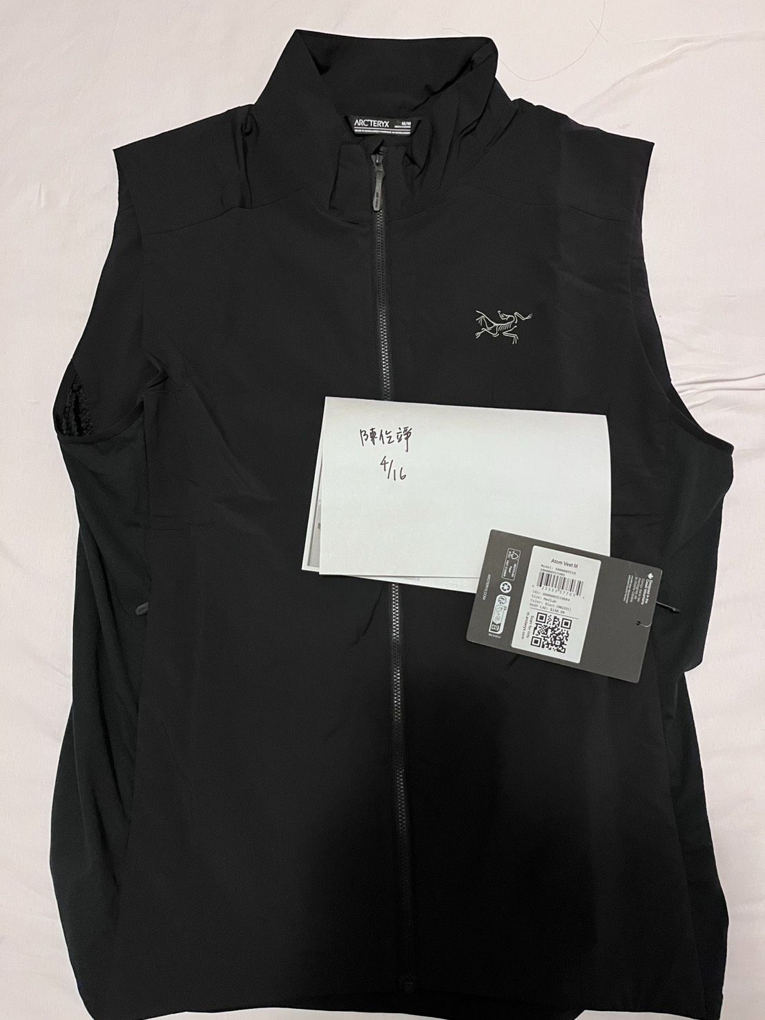 ATOM VEST MEN’S 黑色 2024.12製造