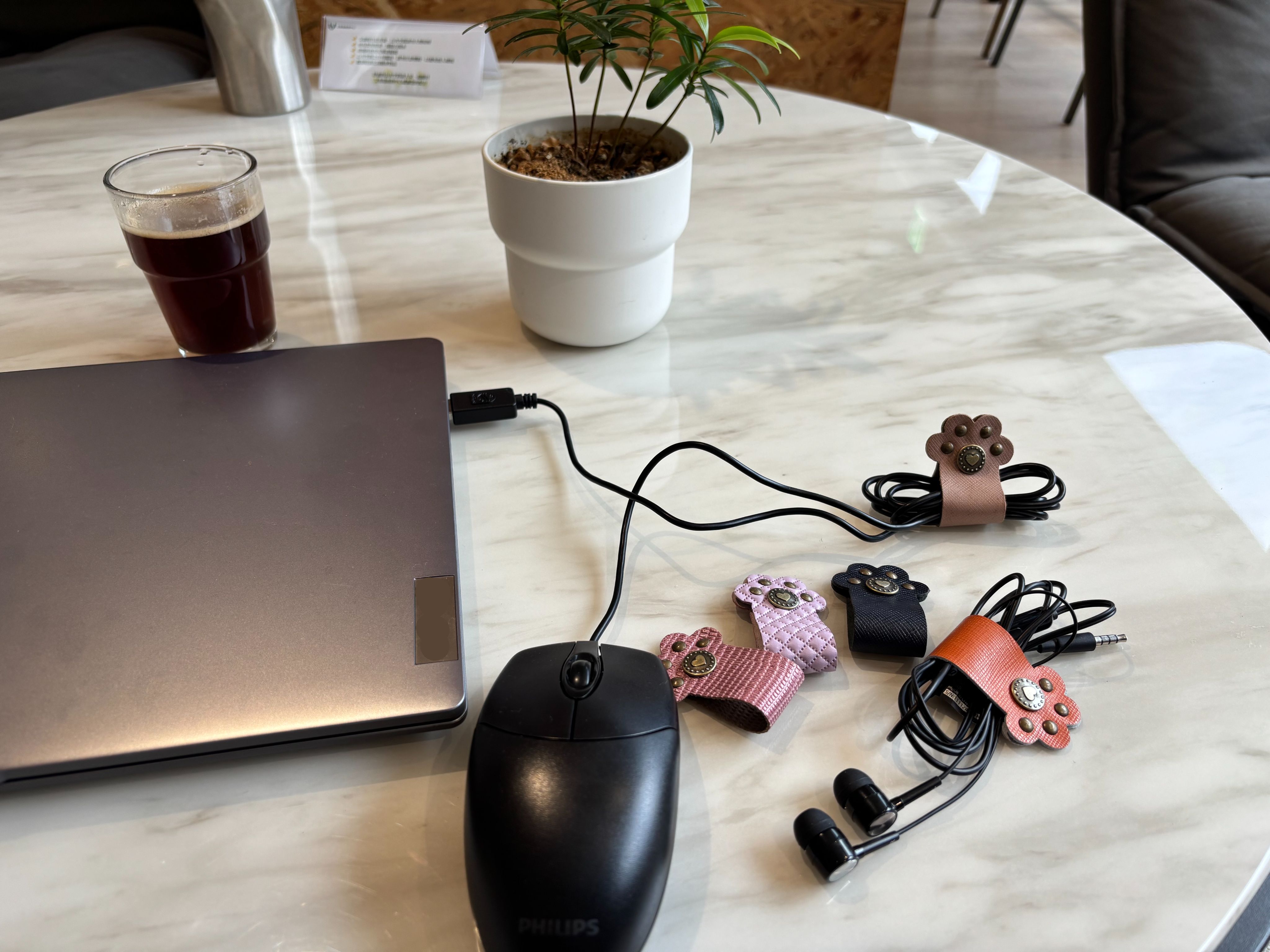 貓手/貓掌 3C線材集線器 收納不打結