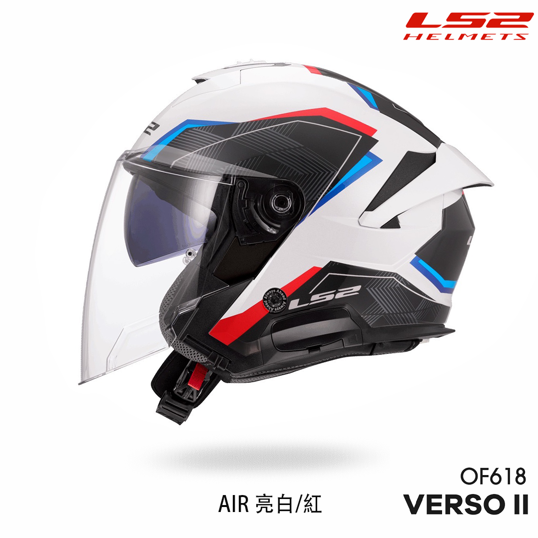 LS2 OF618 VERSO II AIR 彩繪款 半罩安全帽