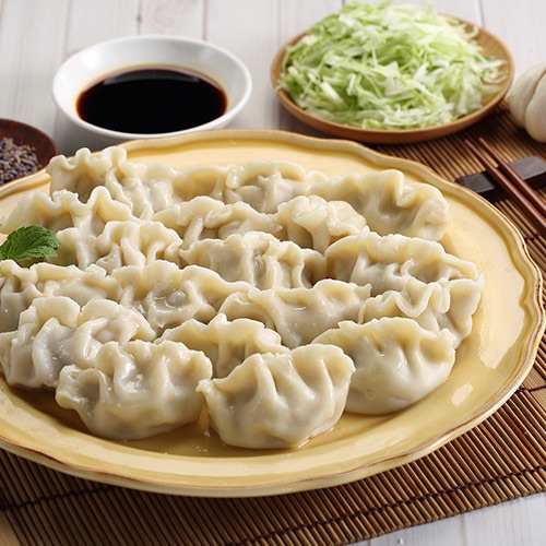 香草豬-高麗菜大水餃 500G