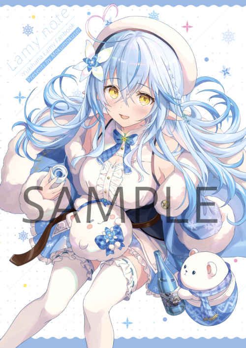 日版Vtuber HoloLive同人誌-雪花菈米全彩畫冊/モクモクセイ【Lamy note】