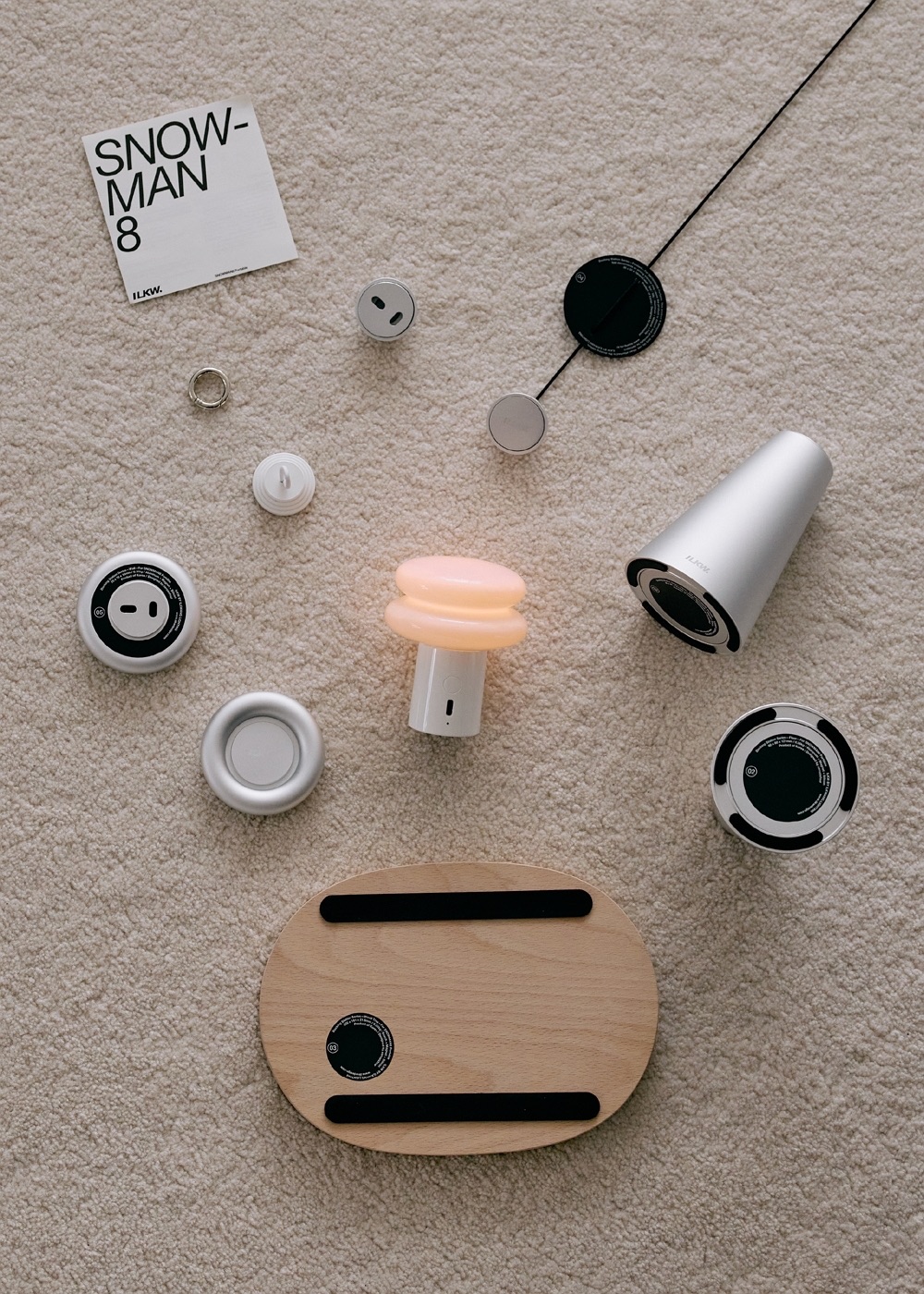 💥【PRE-ORDER】韓國ILKW SNOWMAN8 Docking Station 雪人隨行燈 配件