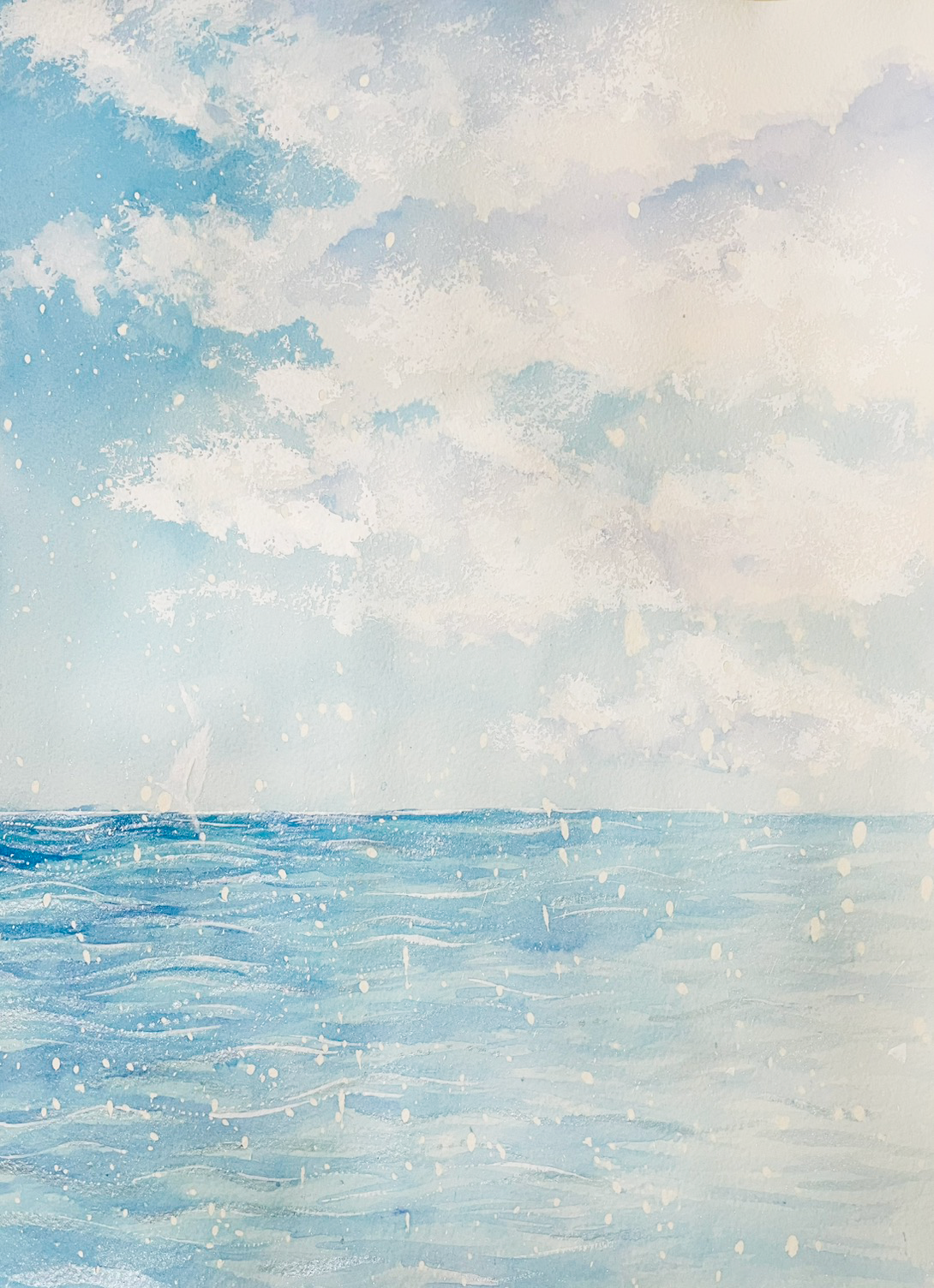 陽光下的那片藍