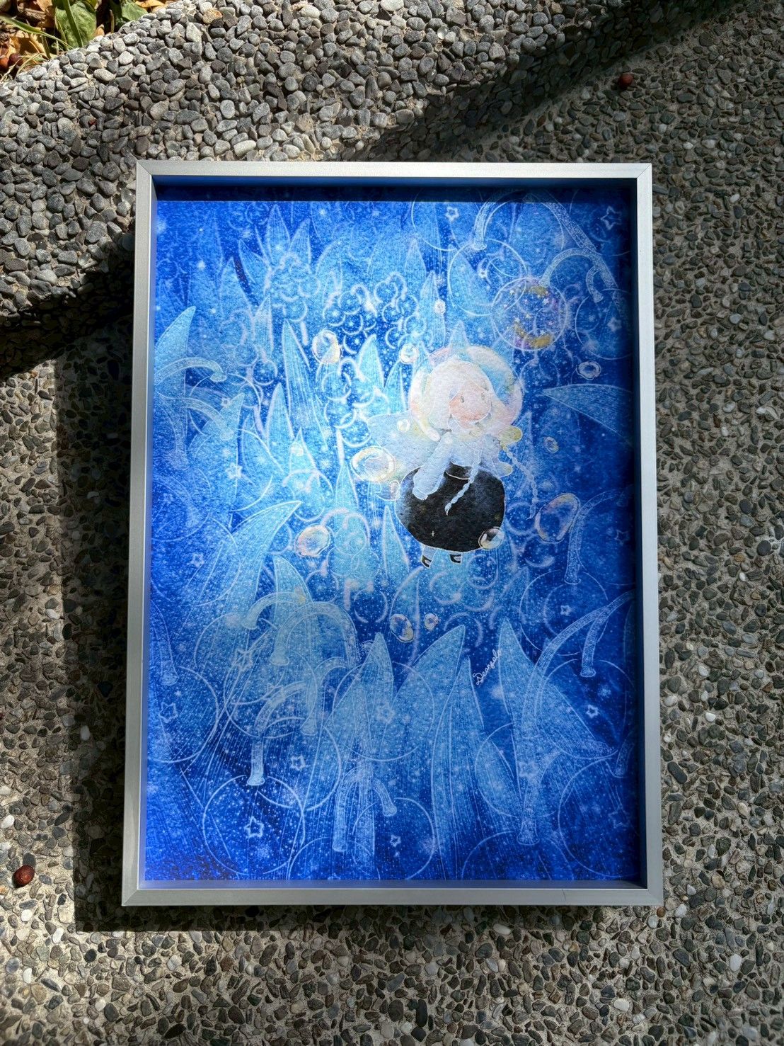 光羽藍之間_系列數位微噴