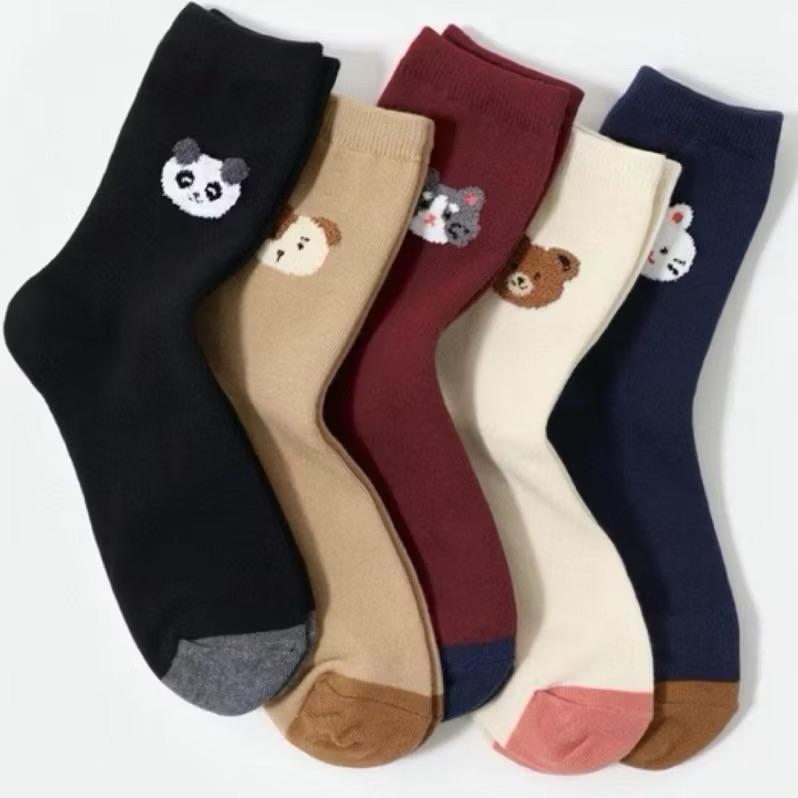 療癒小動物中筒襪