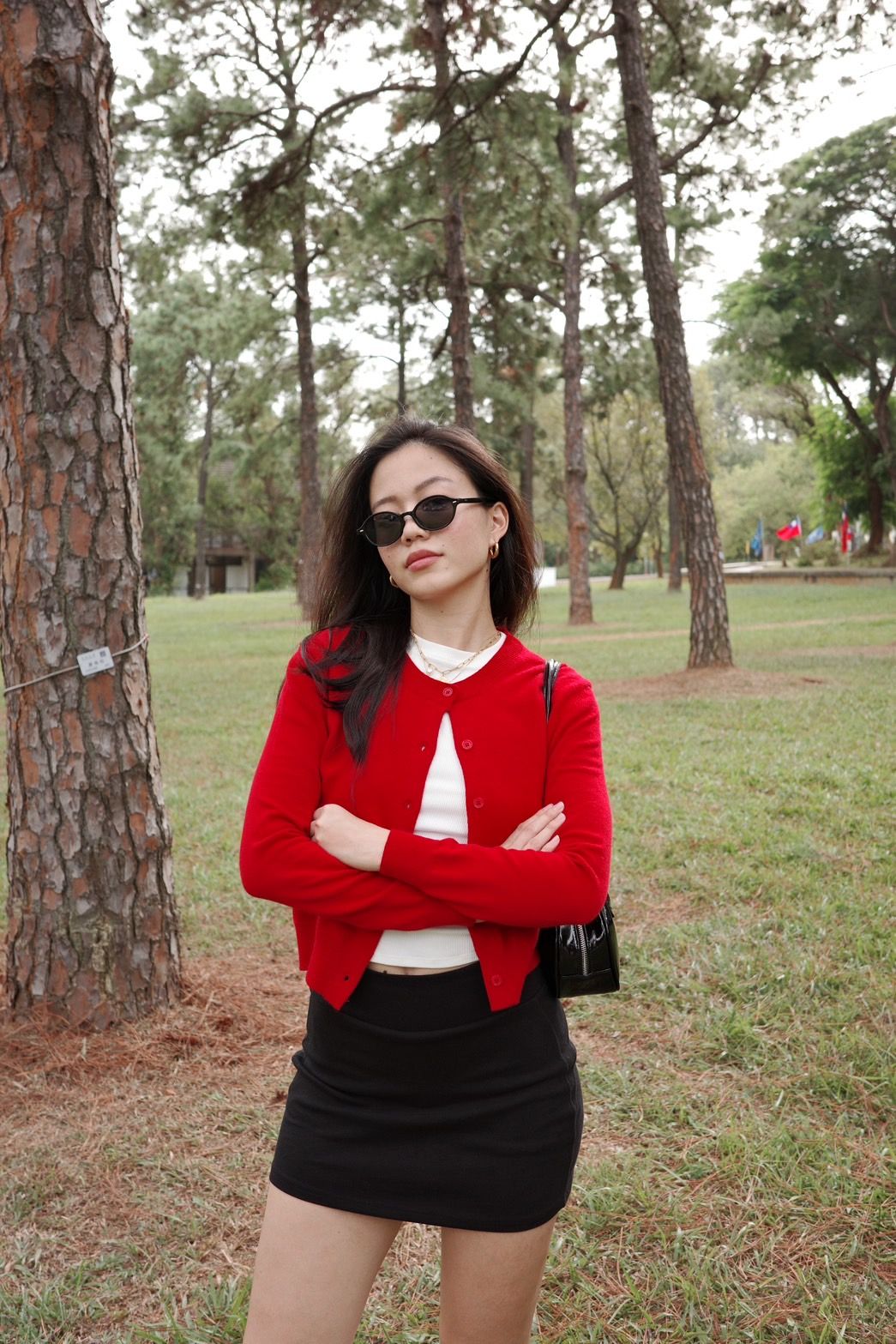 熱銷加購♥️超百搭Red knit 🧶 sleeves 紅色針織外套🥨