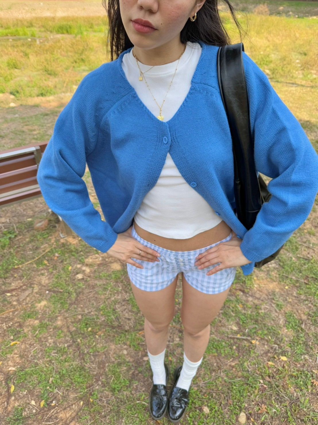 本期大必買🫐🥣⭐️寶藍色慵懶 𝑪𝒂𝒓𝒅𝒊𝒈𝒂𝒏+愛心格紋boxer shorts!