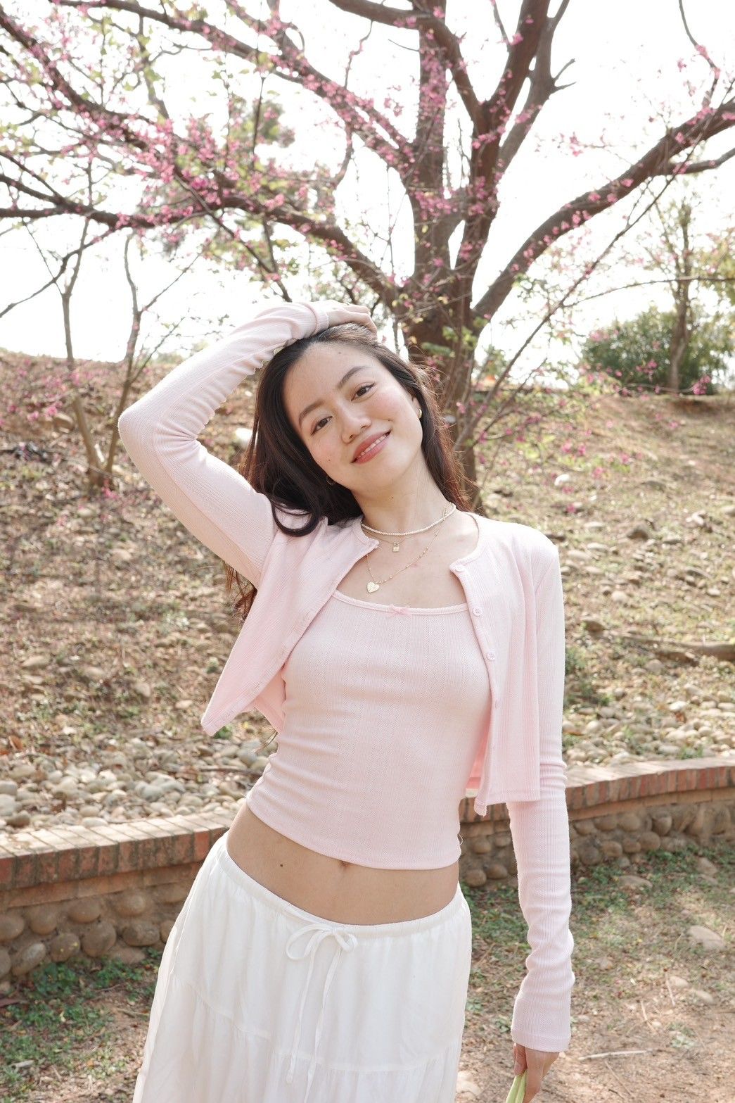 🌷粉嫩春天排扣小外套𝓼𝓮𝓽🎀