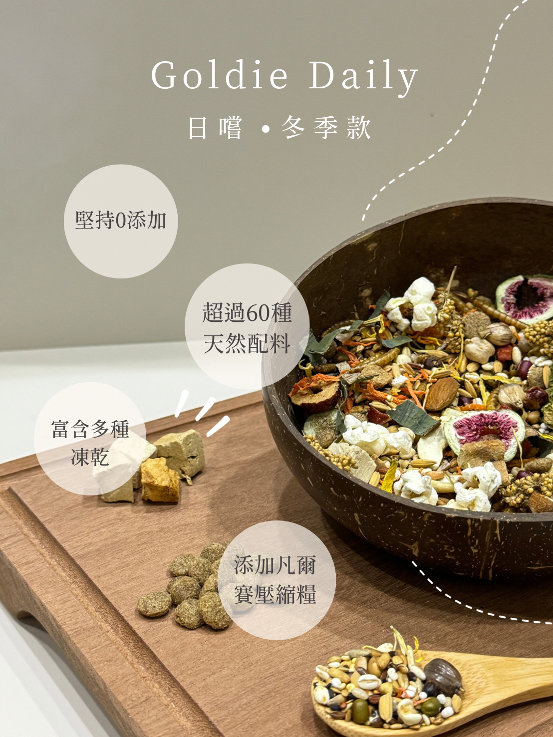 goldie bear 熊熊自配糧 冬季款 （必須冷藏）